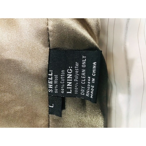 American Chang 3 Button Funky Men's Blazer Size L Steampunk Eccentric Grandpa - Picture 16 of 16